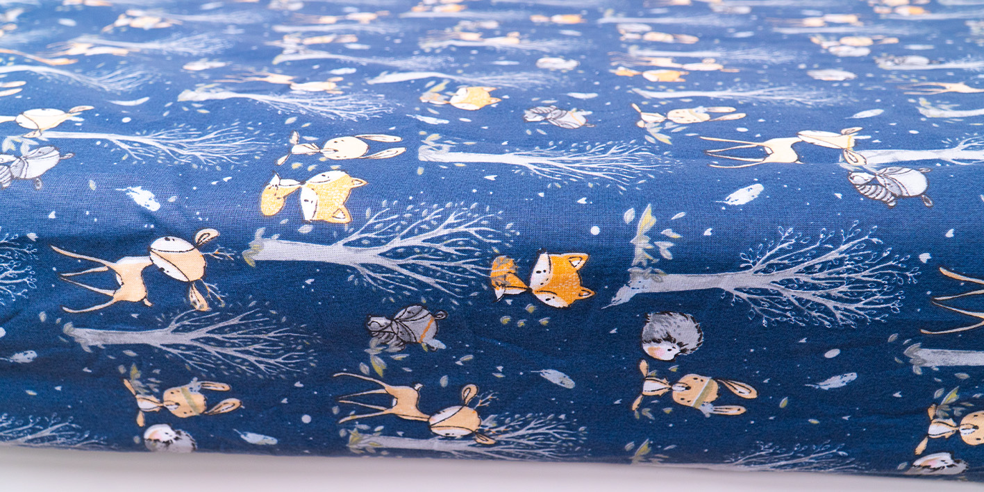 prześcieradło 80x160 las granat